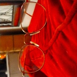 Floxon frame Japan gold/ titanium glasses.